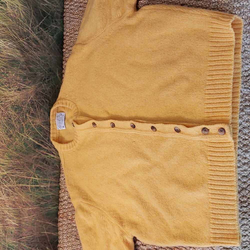 Yellow Pendelton Cartigan XL